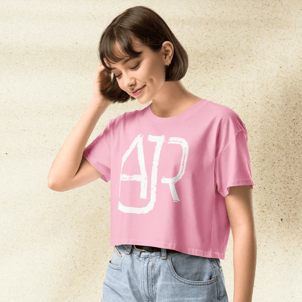 AJR Logo Crop Top | Indie Pop Band Shirt | Minimalist Music Graphic Tee for Women - BestShirtz