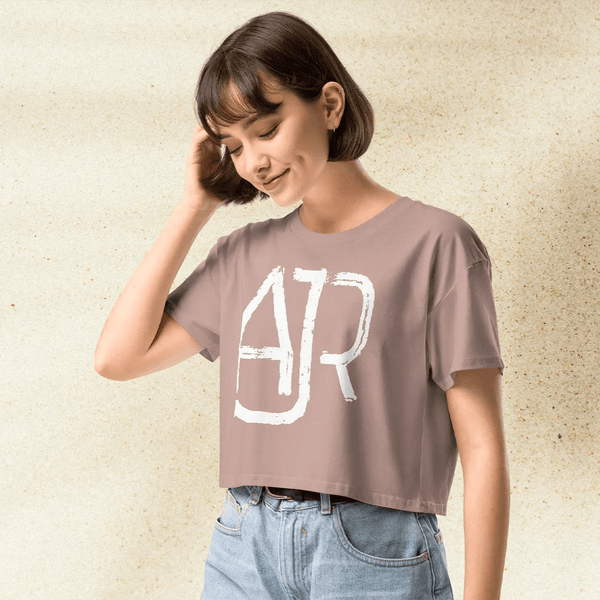 AJR Logo Crop Top | Indie Pop Band Shirt | Minimalist Music Graphic Tee for Women - BestShirtz