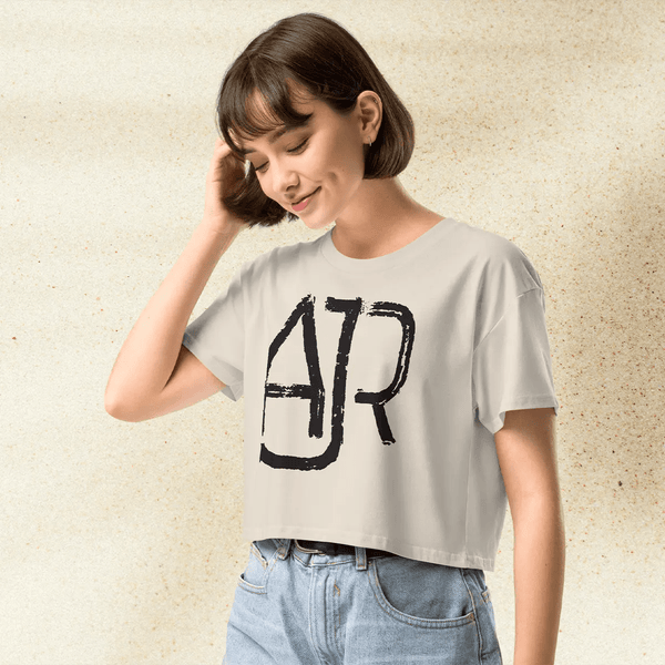 AJR Logo Crop Top | Indie Pop Band Shirt | Minimalist Music Graphic Tee for Women - BestShirtz