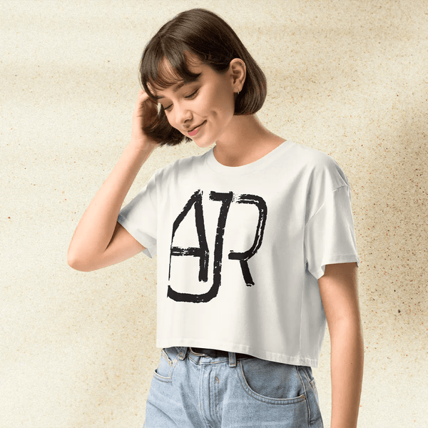 AJR Logo Crop Top | Indie Pop Band Shirt | Minimalist Music Graphic Tee for Women - BestShirtz