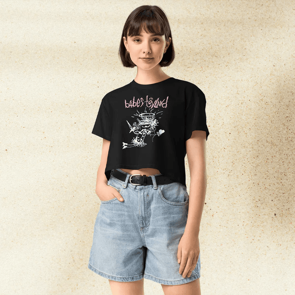 Babes in Toyland Band Crop Top | 90s Riot Grrrl Rock Shirt | Grunge Punk Crop Tee for Women | Vintage Band Merch - BestShirtz