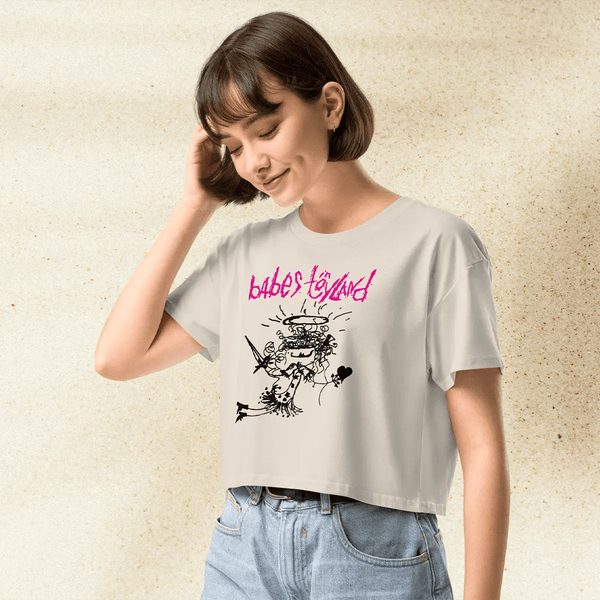 Babes in Toyland Band Crop Top | 90s Riot Grrrl Rock Shirt | Grunge Punk Crop Tee for Women | Vintage Band Merch - BestShirtz