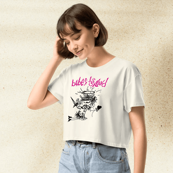 Babes in Toyland Band Crop Top | 90s Riot Grrrl Rock Shirt | Grunge Punk Crop Tee for Women | Vintage Band Merch - BestShirtz
