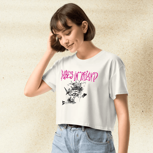 Babes in Toyland Band Crop Top | 90s Riot Grrrl Rock Shirt | Grunge Punk Crop Tee for Women - BestShirtz