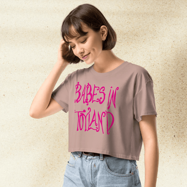 Babes in Toyland Logo Crop Top | 90s Riot Grrrl Punk Band Shirt | Grunge Rock Crop Tee for Women | Vintage Band Merch - BestShirtz