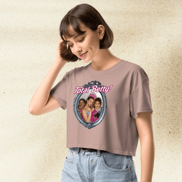 Clueless Total Betty Crop Top | 90s Y2K Aesthetic Graphic Tee | Retro Movie Quote Shirt for Women - BestShirtz