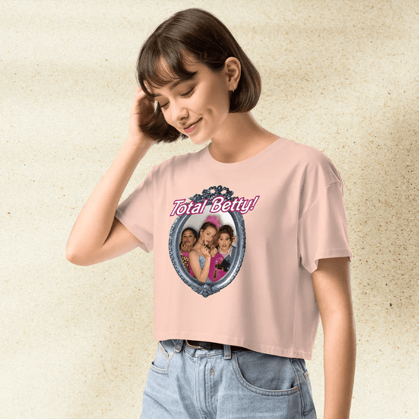 Clueless Total Betty Crop Top | 90s Y2K Aesthetic Graphic Tee | Retro Movie Quote Shirt for Women - BestShirtz