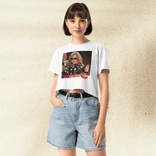 Mean Girls Crop Top | Cool Mom Movie Shirt | 2000s Y2K Graphic Tee for Women - BestShirtz