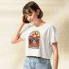 Dark Souls Praise The Sun Crop Top | Gamer Girl Graphic Y2K Aesthetic Crop Tee - bestshirtz