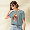 Dark Souls Praise The Sun Crop Top | Gamer Girl Graphic Y2K Aesthetic Crop Tee - bestshirtz
