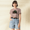 Dark Souls Behold Dog Crop Top | Meme Gamer Girl Graphic Y2K Aesthetic Crop Tee