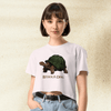 Dark Souls Behold Dog Crop Top | Meme Gamer Girl Graphic Y2K Aesthetic Crop Tee - bestshirtz