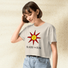 Dark Souls Crop Top | Praise The Sun Gamer Girl Crop Tee Aesthetic Geek Gift - bestshirtz