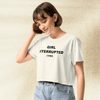 Girl Interrupted Crop Top | Logo Aesthetic Shirt | 1999 Movie Graphic Tee - BestShirtz
