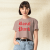 Mean Girls Royal Punk Crop Top | Y2K Graphic Tee | 2000s Pop Culture Shirt for Women | Regina George Inspired Outfit - BestShirtz