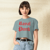 Mean Girls Royal Punk Crop Top | Y2K Graphic Tee | 2000s Pop Culture Shirt for Women | Regina George Inspired Outfit - BestShirtz
