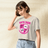 Mean Girls North Shore Crop Top | Y2K Graphic Tee | 2000s Teen Movie Shirt for Women | Pop Culture Aesthetic Outfit - BestShirtz