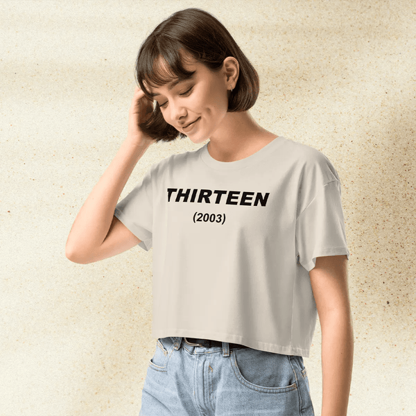 Thirteen Movie 2003 Crop Top | Cult Classic Graphic Tee | Evan Rachel Wood Nikki Reed 2000s Shirt - BestShirtz