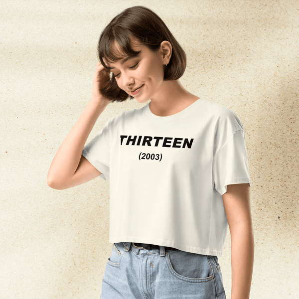 Thirteen Movie 2003 Crop Top | Cult Classic Graphic Tee | Evan Rachel Wood Nikki Reed 2000s Shirt - BestShirtz