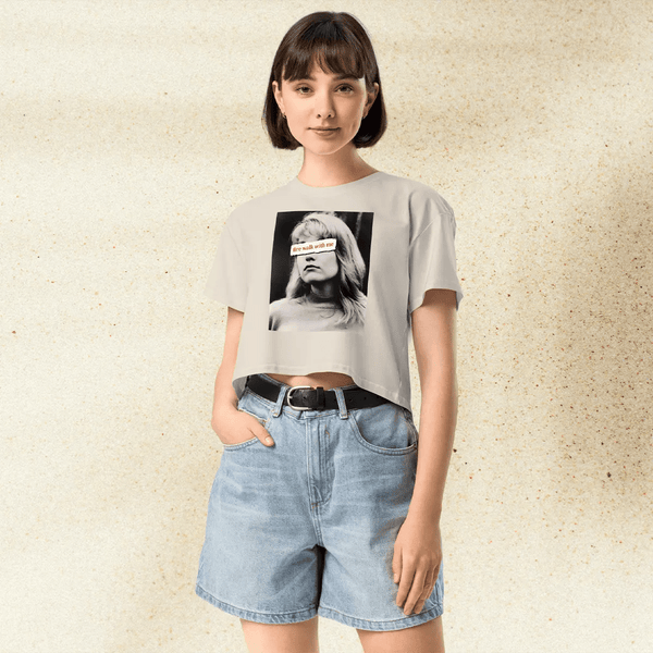 Twin Peaks Fire Walk With Me Crop Top | David Lynch Movie Graphic Tee | Cult Classic 90s Shirt - BestShirtz