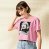 Twin Peaks Fire Walk With Me Crop Top | David Lynch Movie Graphic Tee | Cult Classic 90s Shirt - BestShirtz