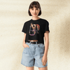 AJR Cartoon Logo Crop Top | Indie Pop Band Graphic Tee | AJR Music Merch for Women