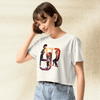 AJR Cartoon Logo Crop Top | Indie Pop Band Graphic Tee | AJR Music Merch for Women - BestShirtz