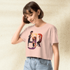 AJR Cartoon Logo Crop Top | Indie Pop Band Graphic Tee | AJR Music Merch for Women - BestShirtz