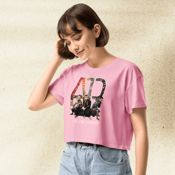 AJR OK Orchestra Crop Top | AJR Band Album Shirt | Indie Pop Music Graphic Tee for Women - BestShirtz