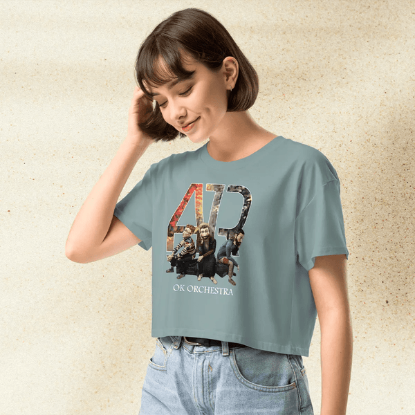 AJR OK Orchestra Crop Top | AJR Band Album Shirt | Indie Pop Music Graphic Tee for Women - BestShirtz
