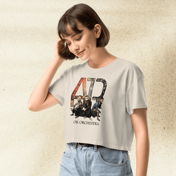 AJR OK Orchestra Crop Top | AJR Band Album Shirt | Indie Pop Music Graphic Tee for Women - BestShirtz