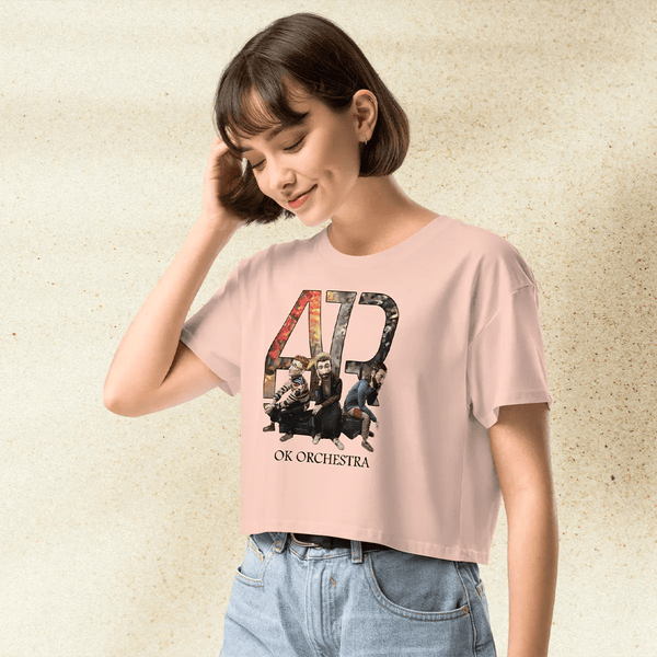 AJR OK Orchestra Crop Top | AJR Band Album Shirt | Indie Pop Music Graphic Tee for Women - BestShirtz