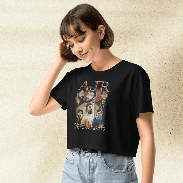 AJR OK Orchestra Crop Top | AJR Album Shirt | Indie Pop Music Tee for Women - BestShirtz