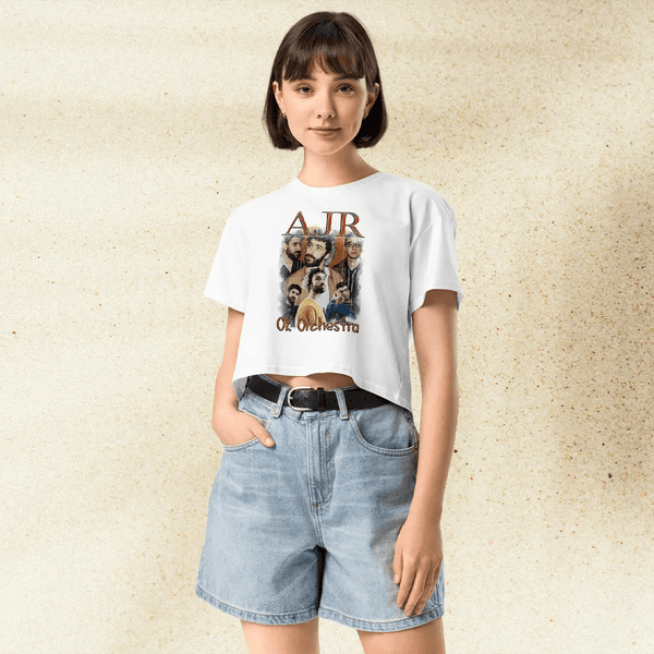 AJR OK Orchestra Crop Top | AJR Album Shirt | Indie Pop Music Tee for Women - BestShirtz