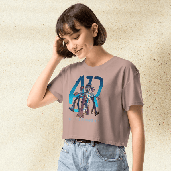 AJR The DJ Is Crying for Help Crop Top | AJR Band Graphic Tee | Indie Pop Concert Merch for Women - BestShirtz