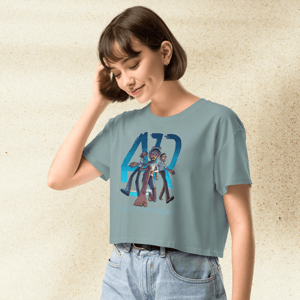 AJR The DJ Is Crying for Help Crop Top | AJR Band Graphic Tee | Indie Pop Concert Merch for Women - BestShirtz