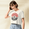 Pokemon Pokeballdex Crop Top | Pokeball Graphic Anime Gaming Y2K Aesthetic Crop Tee - bestshirtz