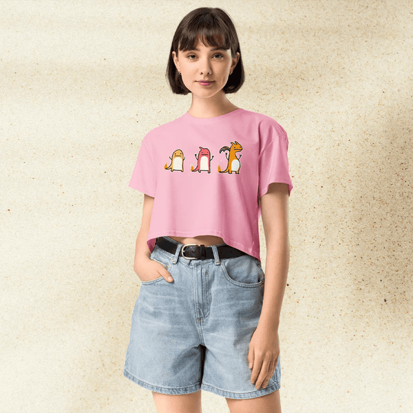 Pokemon Mega Charizard Evolution Crop Top | Anime Graphic Fire Dragon Y2K Aesthetic Crop Tee - bestshirtz