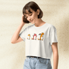 Pokemon Mega Charizard Evolution Crop Top | Anime Graphic Fire Dragon Y2K Aesthetic Crop Tee - bestshirtz