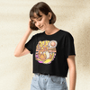 Pokemon Raichu Crop Top | Pichu Pikachu Raichu Anime Graphic Aesthetic Crop Tee - BestShirtz