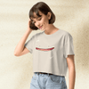 Pokemon Ditto Smile Crop Top | Cute Kawaii Ditto Face Anime Crop Tee | Y2K Pokemon Shirt - BestShirtz
