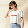 Pokemon Ditto Smile Crop Top | Cute Kawaii Ditto Face Anime Crop Tee | Y2K Pokemon Shirt - BestShirtz