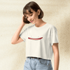 Pokemon Ditto Smile Crop Top | Cute Kawaii Ditto Face Anime Crop Tee | Y2K Pokemon Shirt - BestShirtz