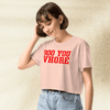 Mean Girls Boo You Whore Crop Top | Funny Quote Y2K Graphic Tee | 2000s Pop Culture Shirt for Women - BestShirtz