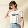 Girl Interrupted Crop Top | 1999 Movie Graphic Tee | Winona Ryder Angelina Jolie Aesthetic Shirt - BestShirtz