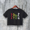 ATCQ Crop Top Retro ATCQ Crop Tee A Tribe Called Quest Logo Shirt