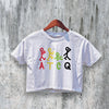 ATCQ Crop Top Retro ATCQ Crop Tee A Tribe Called Quest Logo Shirt