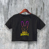 Bad Bunny Logo Crop Top Bunny Crop Tee Tour Merch Aesthetic Rap Shirt