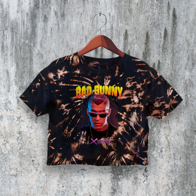 Bad Bunny Crop Top X 100pre Crop Tee Album Cover Shirt Music Merch