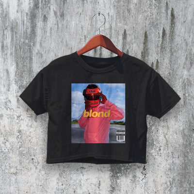 Frank Ocean Crop Top Blonde Crop Tee Blond Album Shirt R&B Streetwear